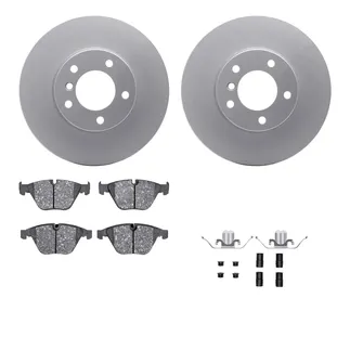 R1 Concepts WDUH1-31217 Carbon Series Brake Rotors W/ 5000 Oep Brake Pads & Hdw